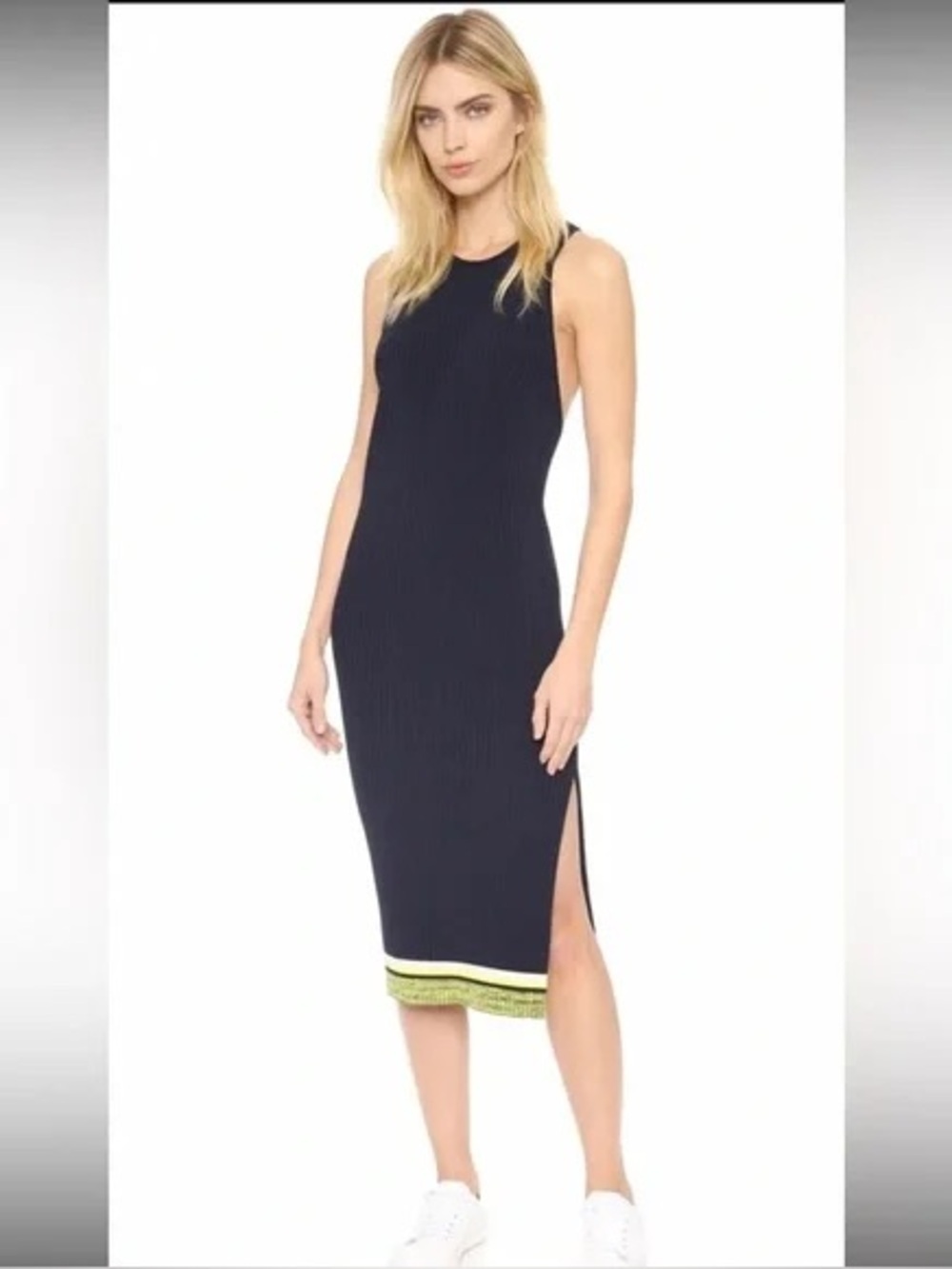 rag & bone Sheridan Ribbed Sleeveless Midi Dress (3)